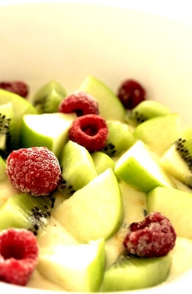 Salad, Raspberry, Fruit, Kiwi