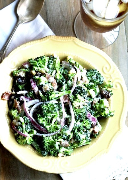 Salad, Food, Broccoli, Raisin