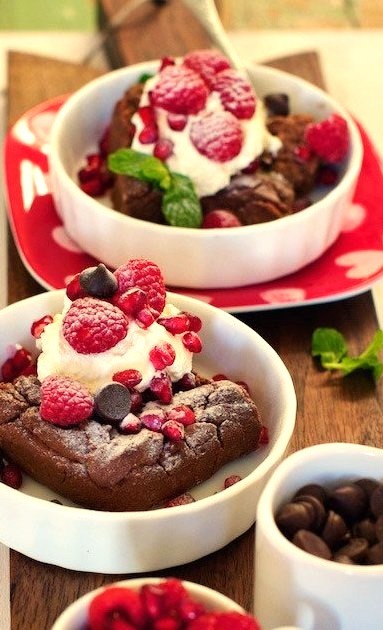 Chocolate Oatmeal Pudding Breakfast Cake