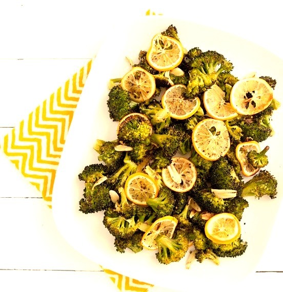 Roasted Broccoli with Meyer Lemon and Garlic